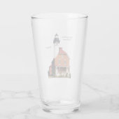 Au Sable Point Lighthouse glass Glas (Achterkant)