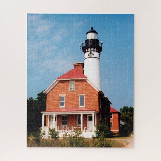 Au Sable Point Lighthouse Legpuzzel (Verticaal)