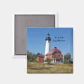 Au Sable Point Lighthouse magnet Magneet (Voorkant / Achterkant)