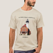 Au Sable Point Lighthouse shirt licht (Voorkant)