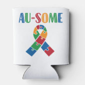 Au-some Autisme Bewustheid Blikjeskoeler (Achterkant)