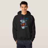 Au Some Shark Awesome Autistic Puzzle Autism Aware Hoodie (Voorkant volledig)