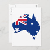 Au van Australië Briefkaart (Voorkant / Achterkant)