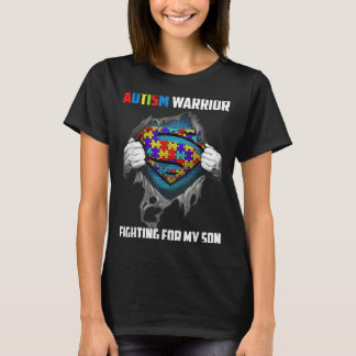Au Warrior Vecht Voor Mijn Zoon Au Moeder Vader Ou T-shirt