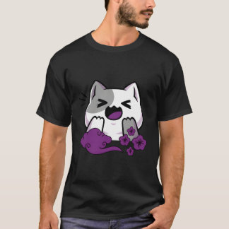 Aual Subtle Ace Pride Anime en Cat Japanse LGBTQ T-shirt