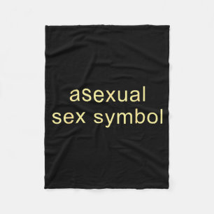 Aual Symbool Grappige Pride Lgbtq Ace Fleece Deken