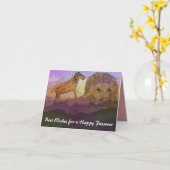 Aube des cartes de pâque de rachat (Fleur jaune)