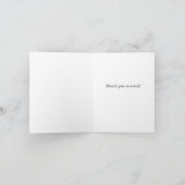 Aube D'Été Avec Carte de remerciements Lune (Intérieur)