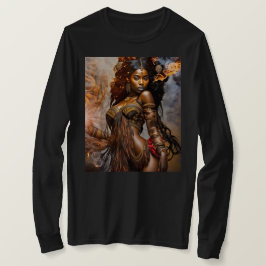 Aube Dorée - Princesse Africaine - T-shirt Femme (Design devant)