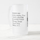 AUBERGE de PORT - tasse givrée (Devant gauche)