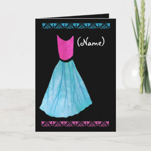 AUBERGE Invitation PINK & BLUE Gown