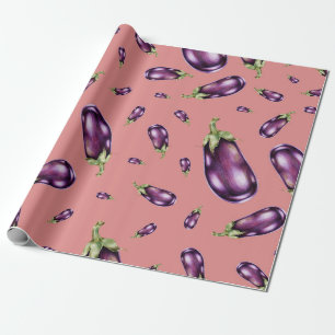 Aubergine Cadeaupapier