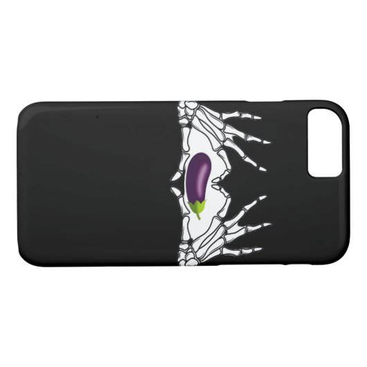 Aubergine Classic - Skelet Handen Hart Case-Mate iPhone Case (Achterkant (Horizontaal))