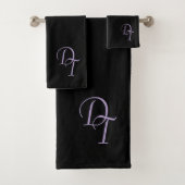 Aubergine couleur monogrammée (En situation)