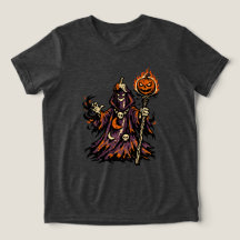 Aubergine Donkere Tovenaar Halloween — Griezelige