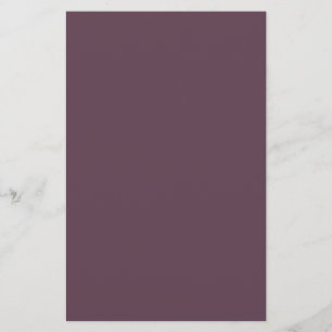 Aubergine Effen Kleur Briefpapier