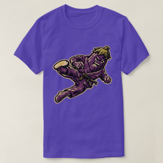 Aubergine Judoka — Vintage Retro Street Fighter T-shirt