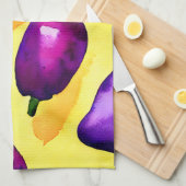 Aubergine - Keuken theedoek (Quarter Fold)