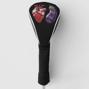 Aubergine Liefhebber Grappig Gay Pride Humor LGBTQ Golfheadcover
