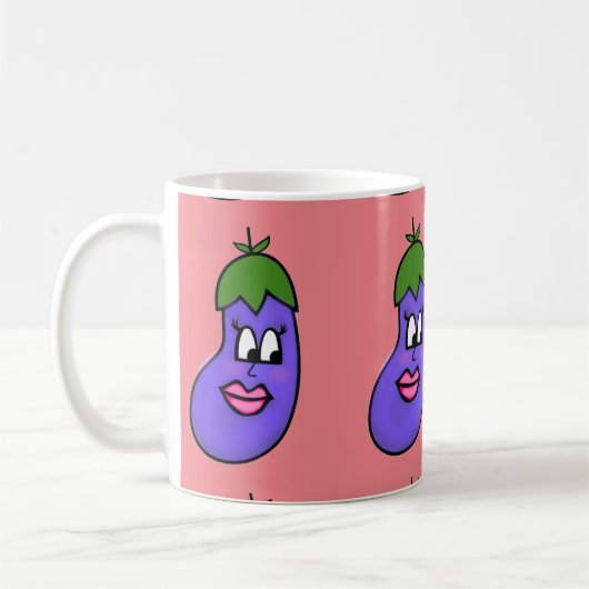 aubergine mok (Links)
