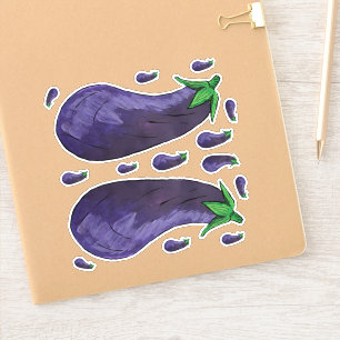 Aubergine Sticker