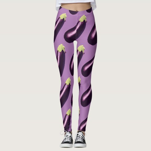 Aubergine Thunder_Cove Leggings (Voorkant)