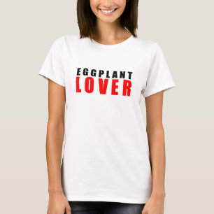 aubergineliefhebber t-shirt