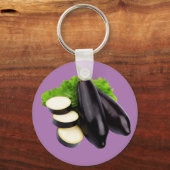 aubergines 2 sleutelhanger (Voorkant)