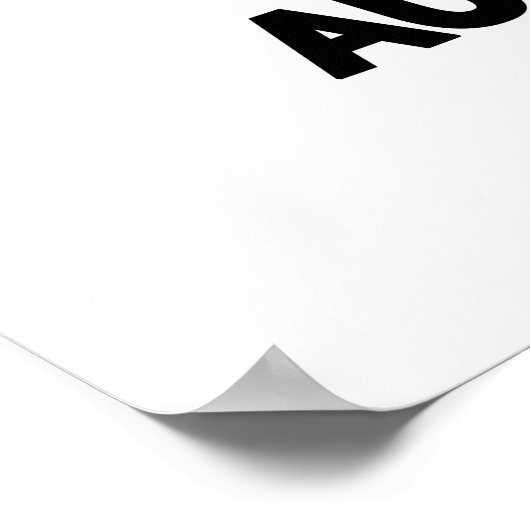 Auberjeans Funny Veggie Eggplant Pun Poster (Hoek)