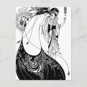 Aubrey Beardsley De Pauwensrok Art Nouveau Briefkaart