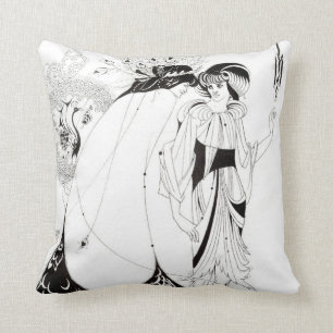 Aubrey Beardsley le coussin de jupe de paon
