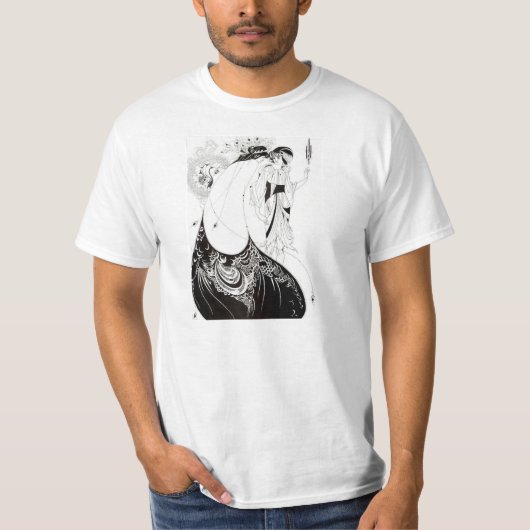 Aubrey Beardsley Le T-shirt de la jupe Peacock (Devant)