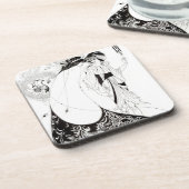 Aubrey Beardsley les dessous de verre de jupe de (Côté gauche)