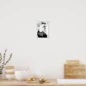 Aubrey Beardsley Peacock Skirt Poster (Keuken)