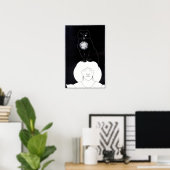 Aubrey Beardsley - Poster de chat noir (Bureau à domicile)