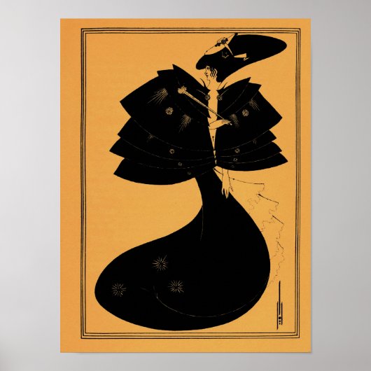 Aubrey Beardsley-tekening van Salome Poster (Voorkant)