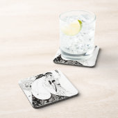 Aubrey Beardsley The Peacock Skirt Onderzetters (Rechterzijde)