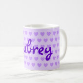 Aubrey in Paars Koffiemok (Voorkant rechts)