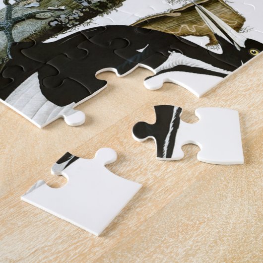 Aububon's Ivory-bult Woodpecker in Ash Tree Legpuzzel (Zijkant)