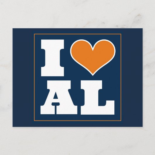 Auburn (AL) Uitnodiging achterklep (Voorkant)