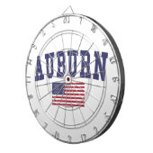 Auburn AL US Flag Dartbord (Voorkant Rechts)