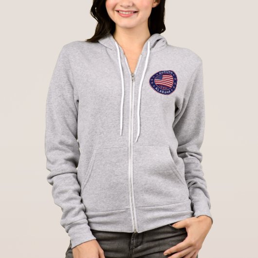 Auburn, Alabama Hoodie (Voorkant)