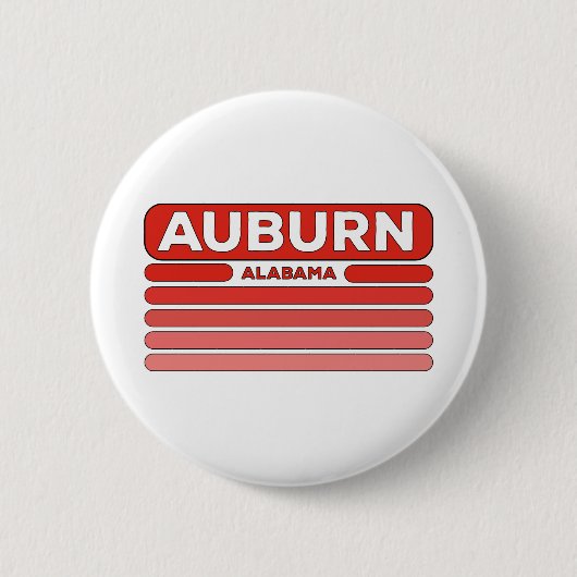 Auburn Alabama Ronde Button 5,7 Cm (Voorkant)