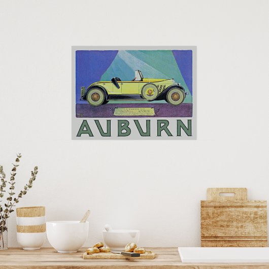 Auburn Automobile Ad Poster (Keuken)
