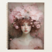 Auburn Beauty - Portrait et fleurs d'une femme (Devant)