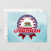 Auburn, CA Briefkaart (Voorkant / Achterkant)