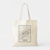 Auburn Kaart Tote Bag (Achterkant)