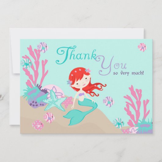 Auburn Mermaid Bedankt (Voorkant)