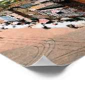 Auburn, New York, Bird's Eye Uitzicht, Poster (Hoek)