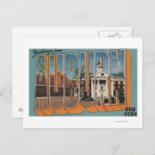 Auburn, New York - grote letterscènes Briefkaart (Voorkant / Achterkant)